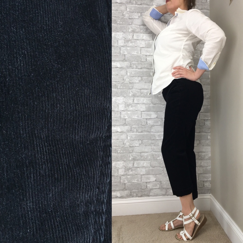 J Crew City Fit Capri Cords